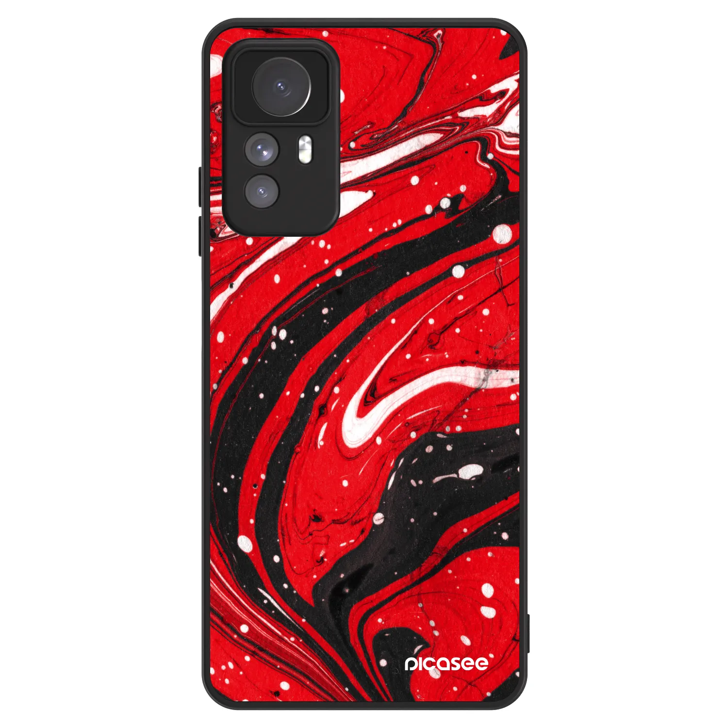 Picasee ULTIMATE CASE pro Xiaomi Redmi Note 12S - Red black