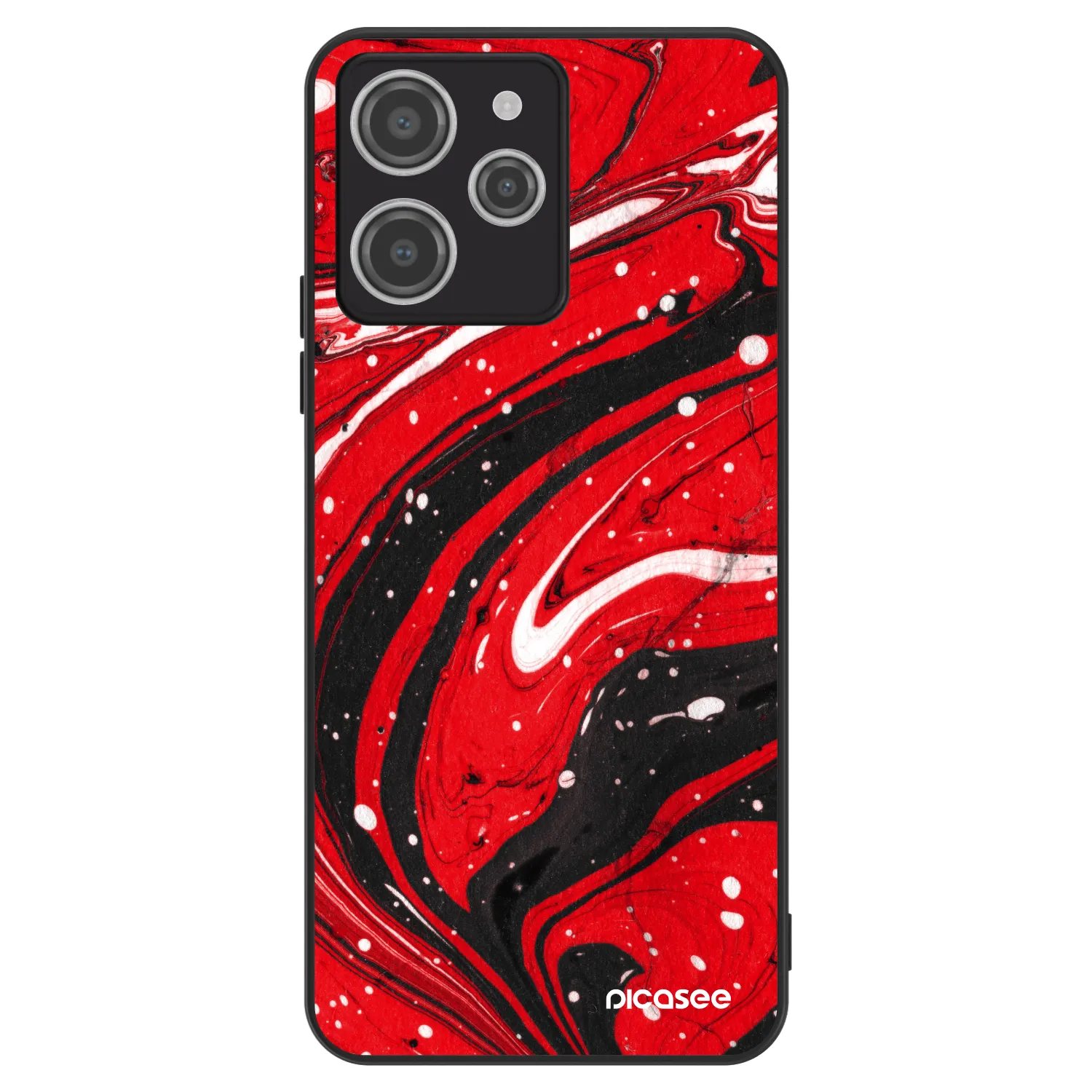 Picasee ULTIMATE CASE pro Xiaomi Redmi 12 4G - Red black