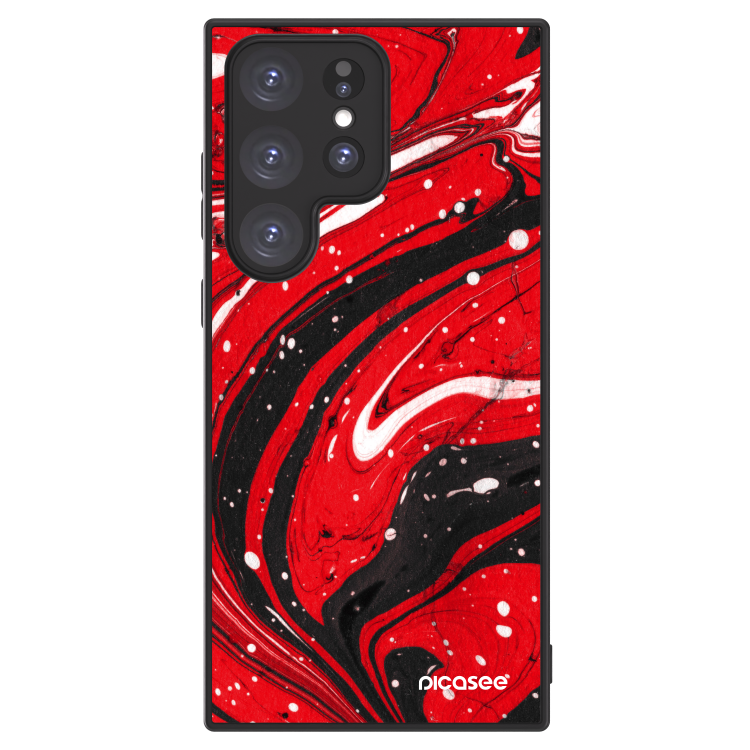 Picasee ULTIMATE CASE PowerShare pro Samsung Galaxy S23 Ultra 5G - Red black