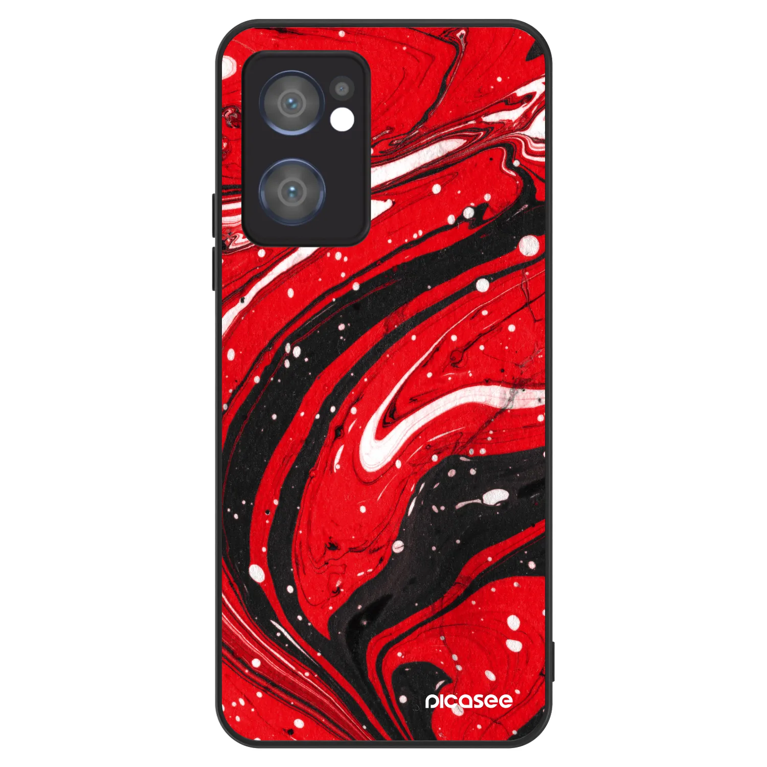 Picasee ULTIMATE CASE pro OPPO Reno 7 5G - Red black