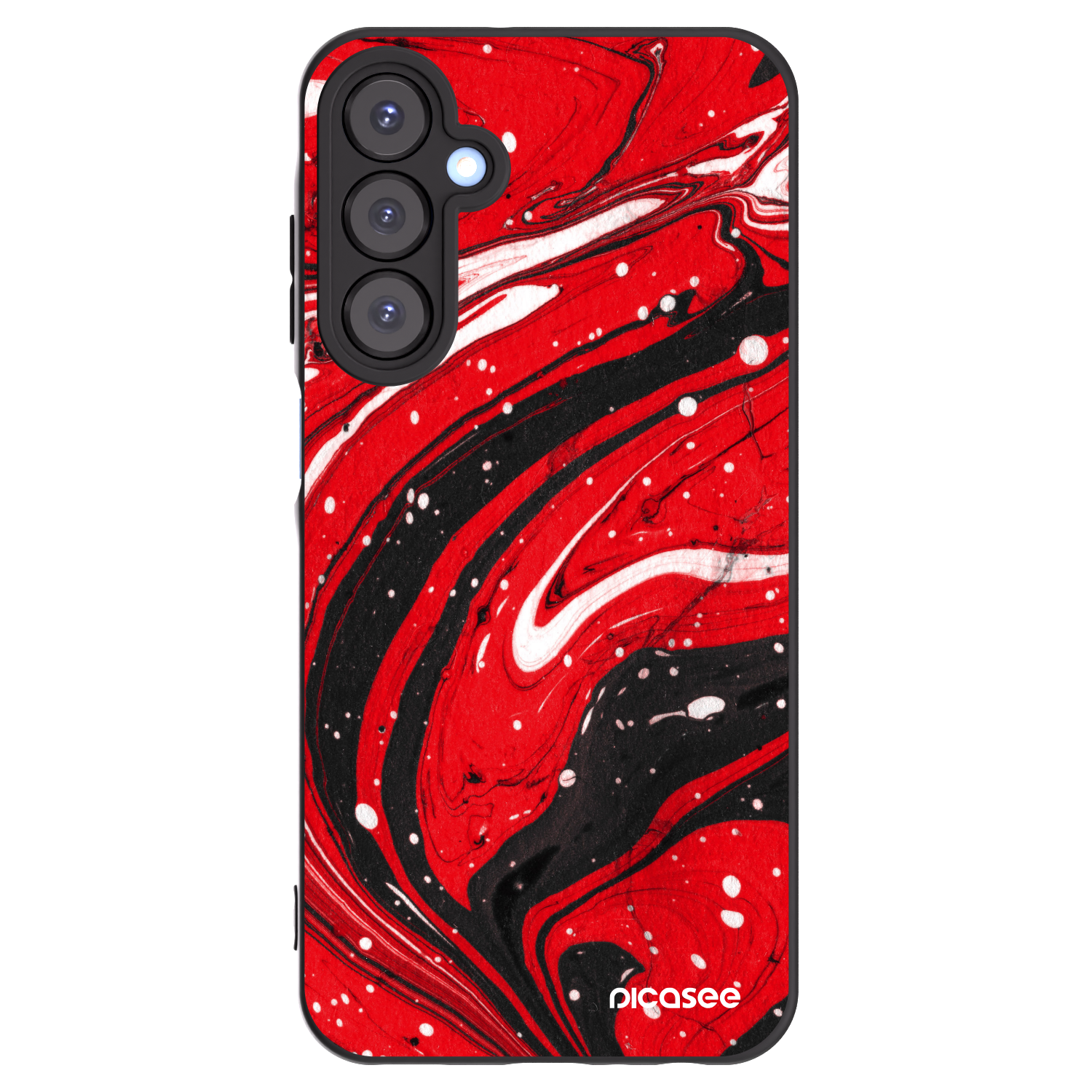 Picasee silikonový černý obal pro Samsung Galaxy A25 A256B 5G - Red black