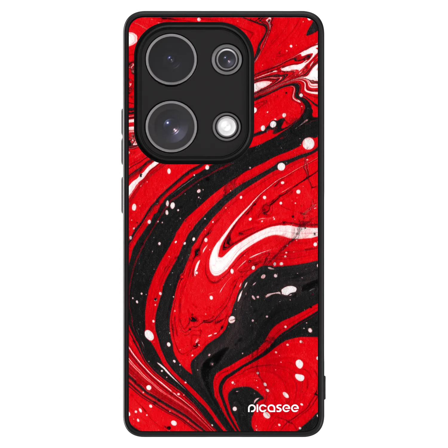 Picasee ULTIMATE CASE pro Xiaomi Redmi Note 13 Pro 4G - Red black
