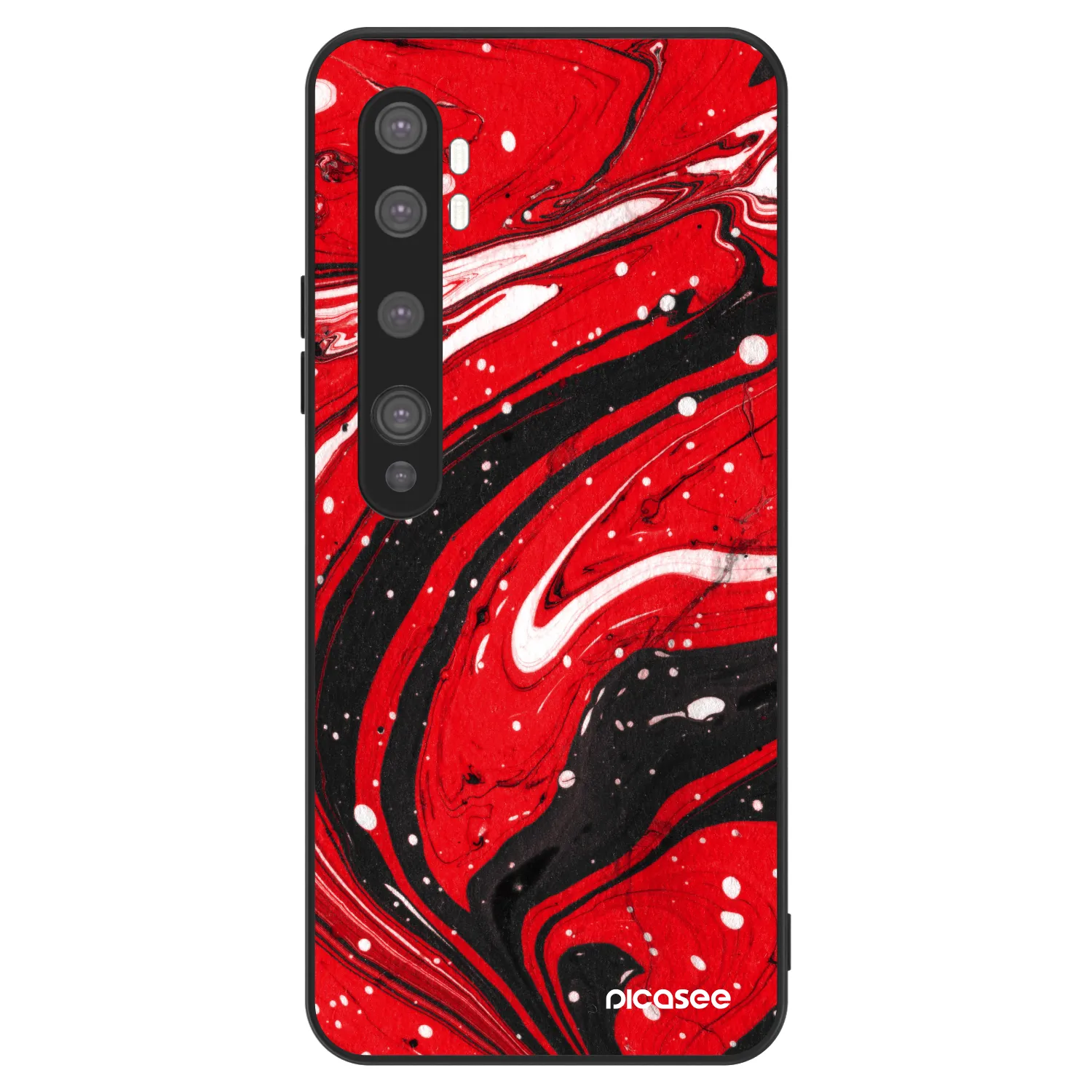 Picasee ULTIMATE CASE pro Xiaomi Mi Note 10 (Pro) - Red black