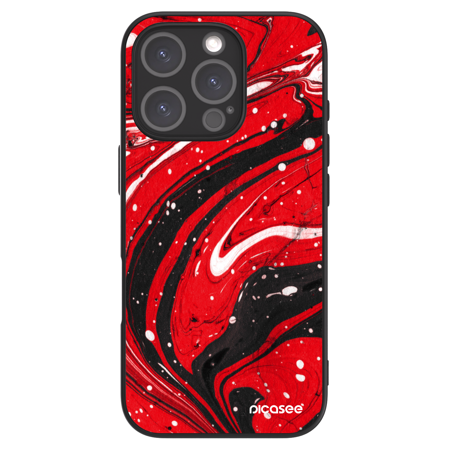 Picasee ULTIMATE CASE pro Apple iPhone 16 Pro - Red black