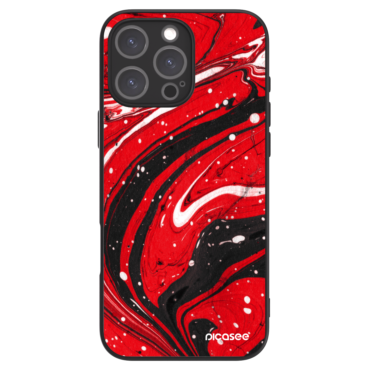 Picasee ULTIMATE CASE pro Apple iPhone 16 Pro Max - Red black