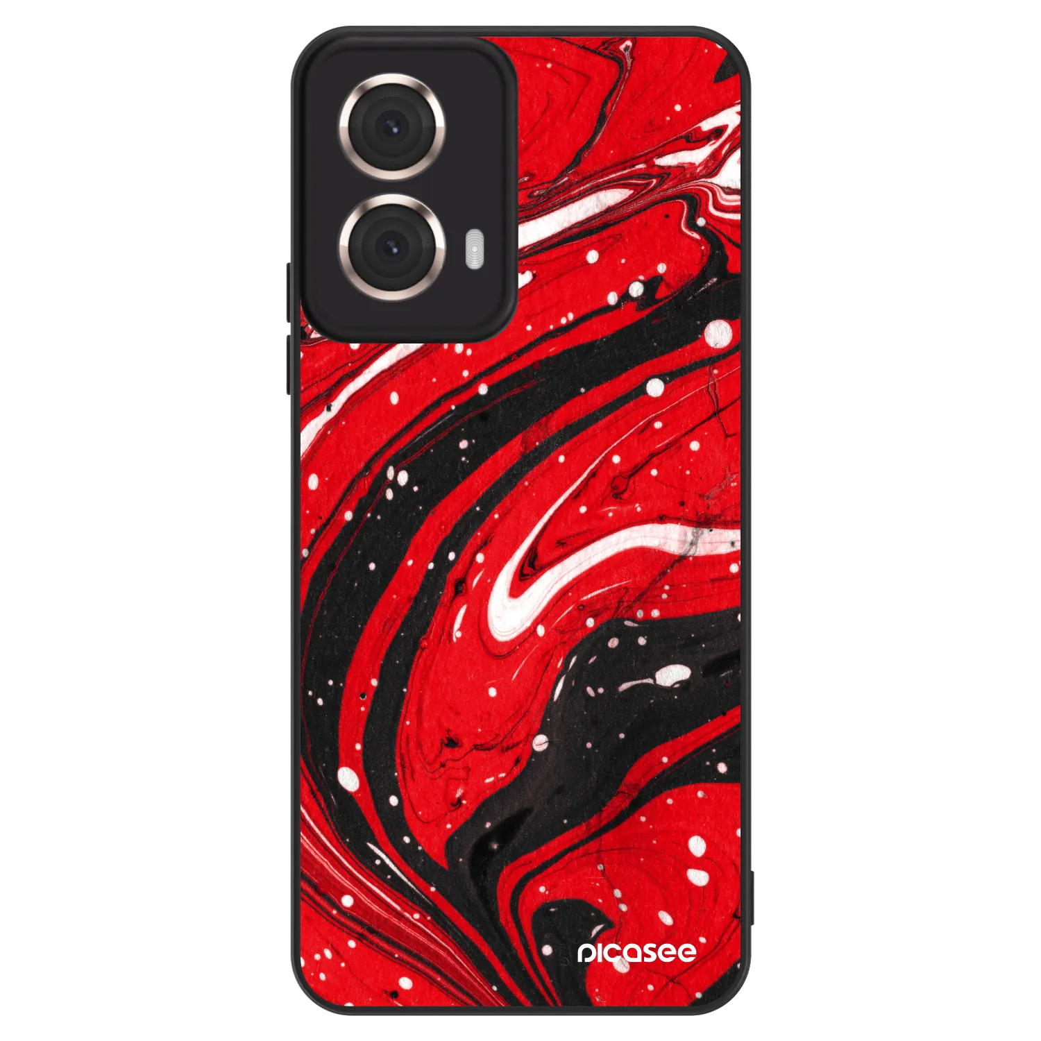 Picasee ULTIMATE CASE pro Motorola Moto G85 - Red black
