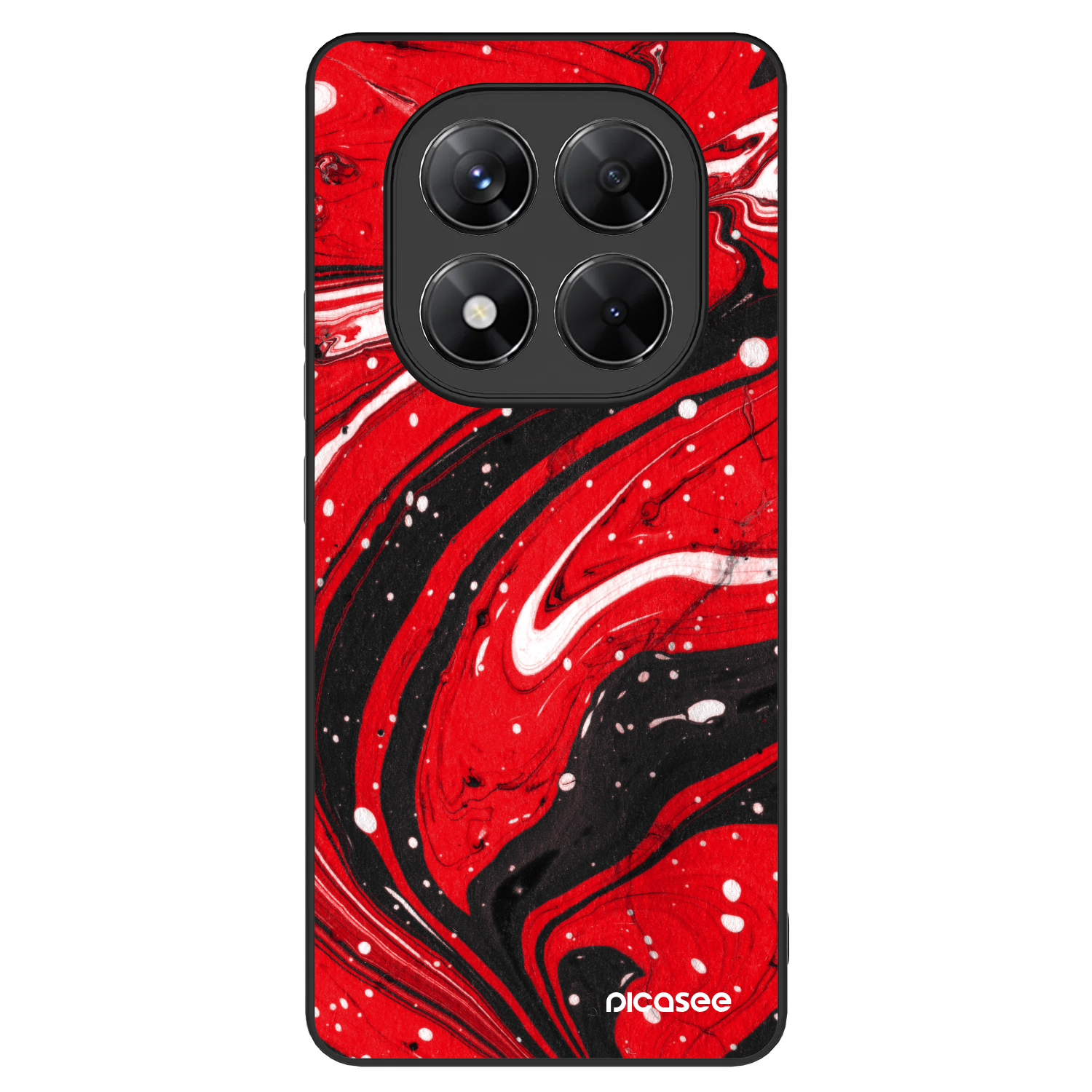 Picasee ULTIMATE CASE pro Xiaomi Redmi Note 14 Pro 5G - Red black