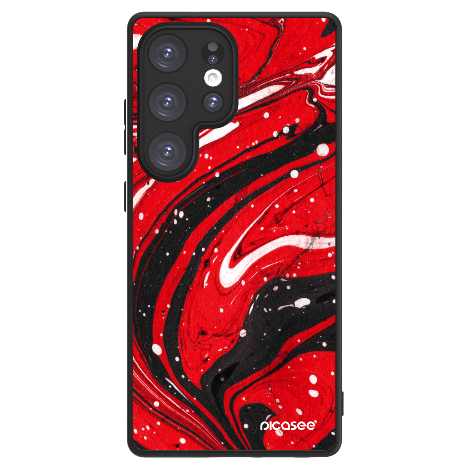 Picasee ULTIMATE CASE pro Samsung Galaxy S25 Ultra 5G - Red black