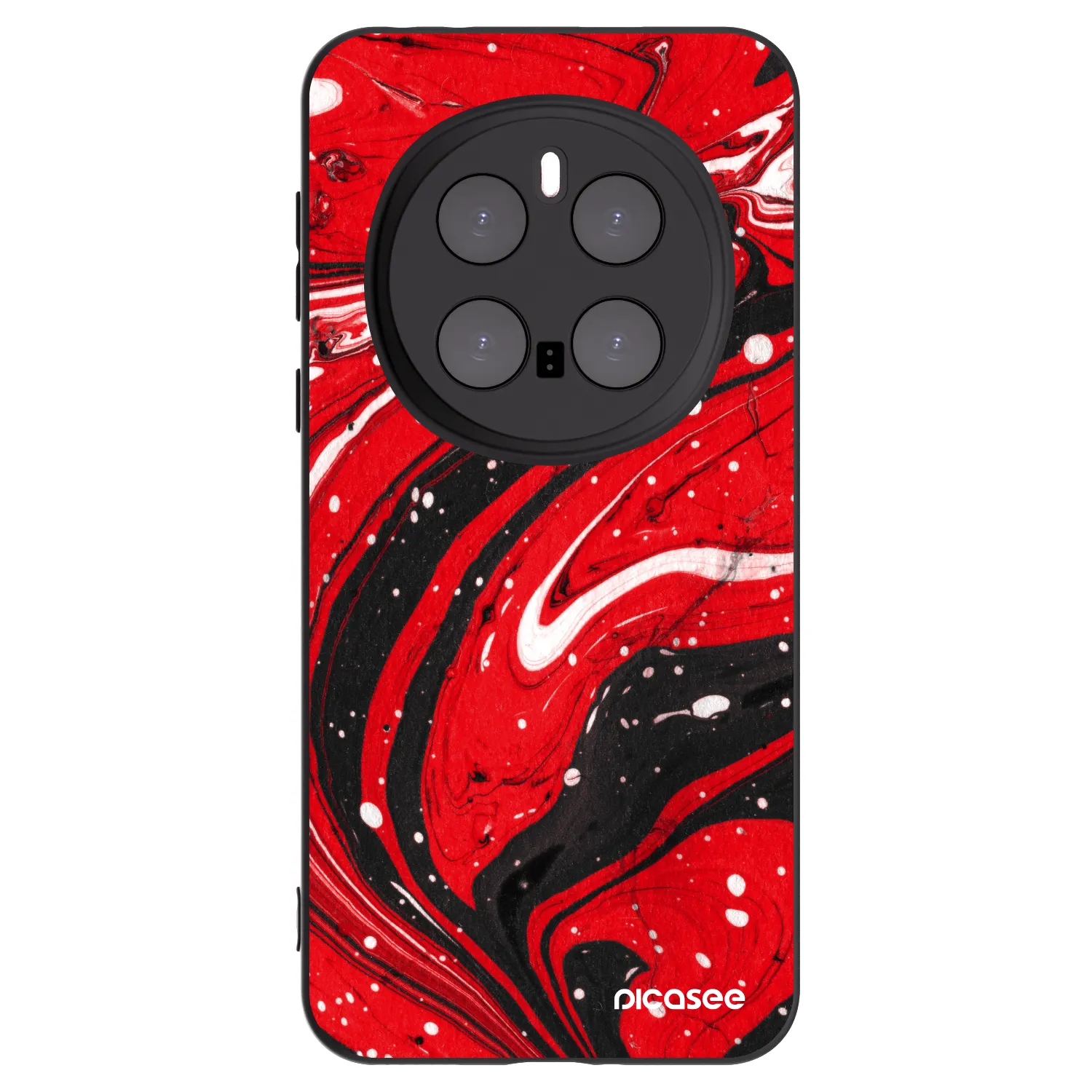 Picasee silikonový černý obal pro Honor Magic7 Pro 5G - Red black