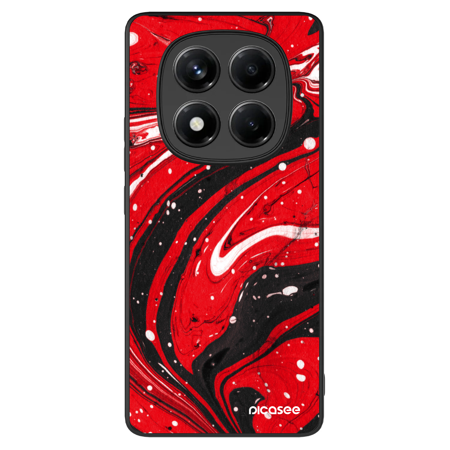 Picasee ULTIMATE CASE pro Xiaomi Redmi Note 14 Pro 4G - Red black