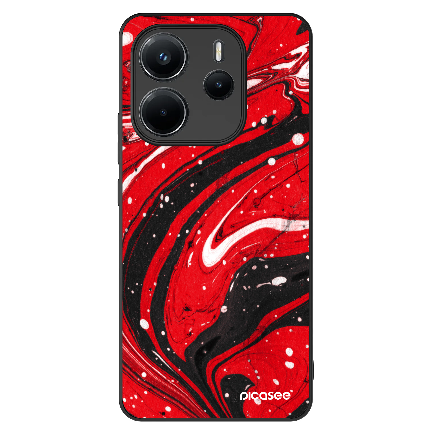 Picasee ULTIMATE CASE pro Xiaomi Redmi Note 14 4G - Red black