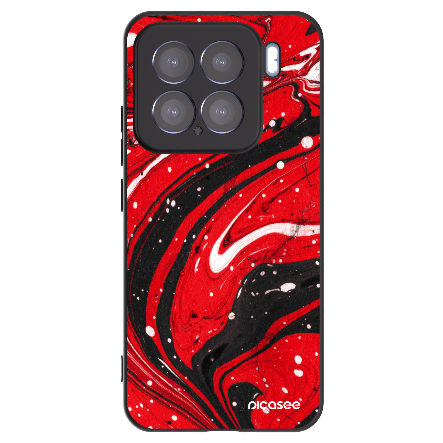 Picasee silikonový černý obal pro Xiaomi 15 - Red black