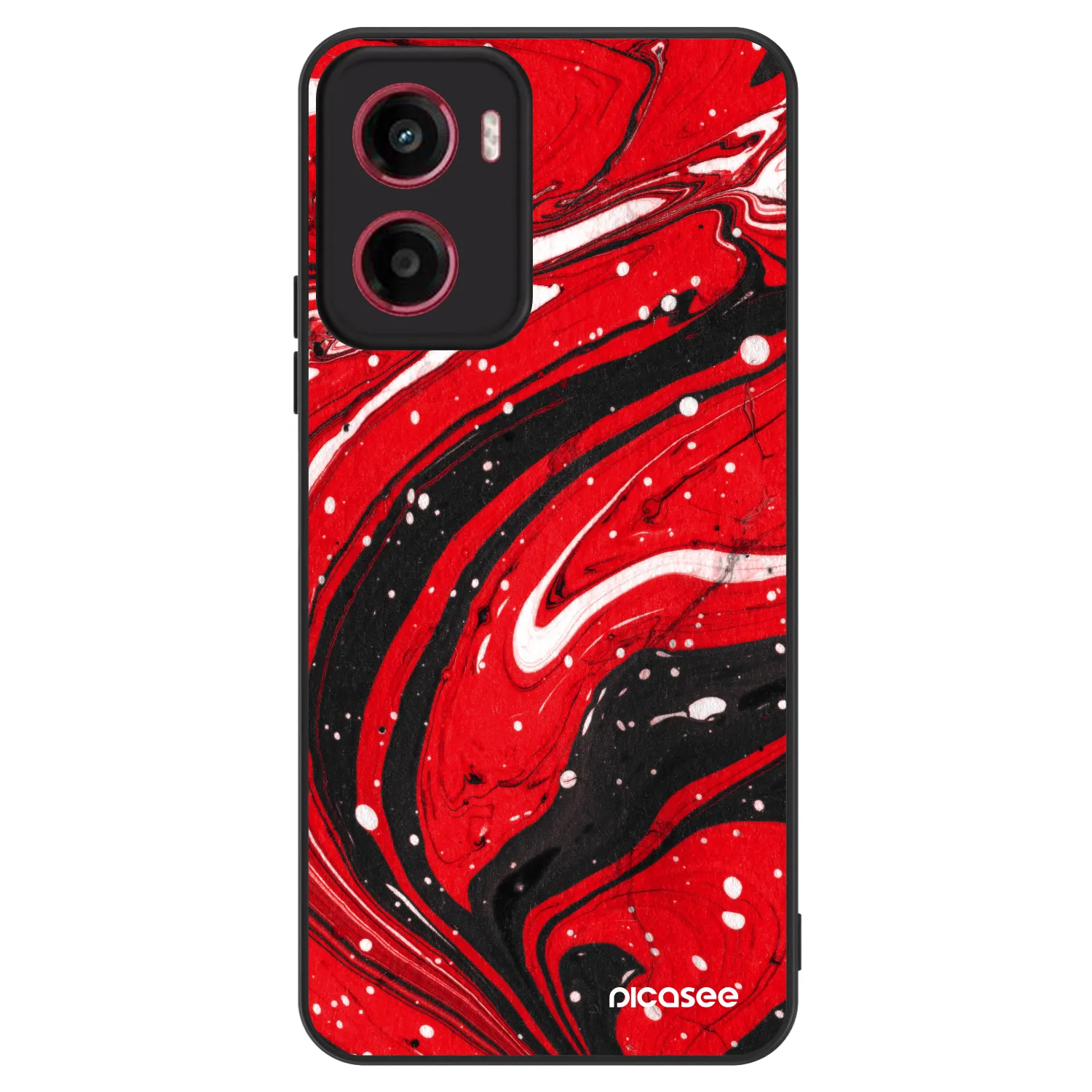 Picasee ULTIMATE CASE pro Motorola Moto G05 - Red black