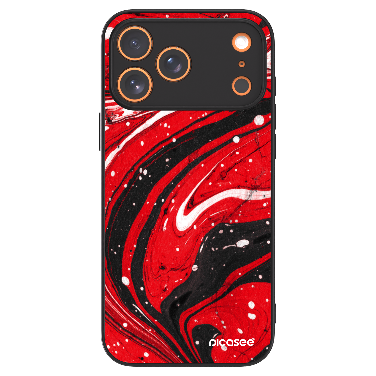 Picasee ULTIMATE CASE pro Apple iPhone 17 Pro Max - Red black