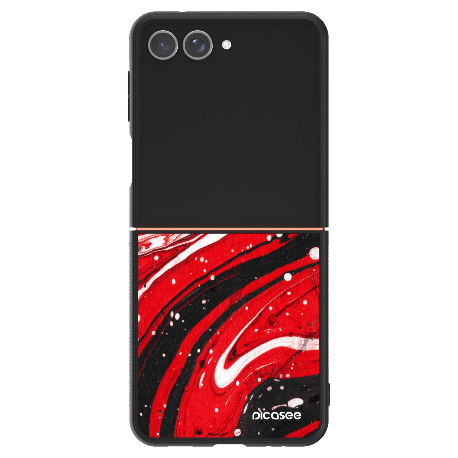 Picasee ULTIMATE CASE pro Samsung Galaxy Z Flip7 5G - Red black