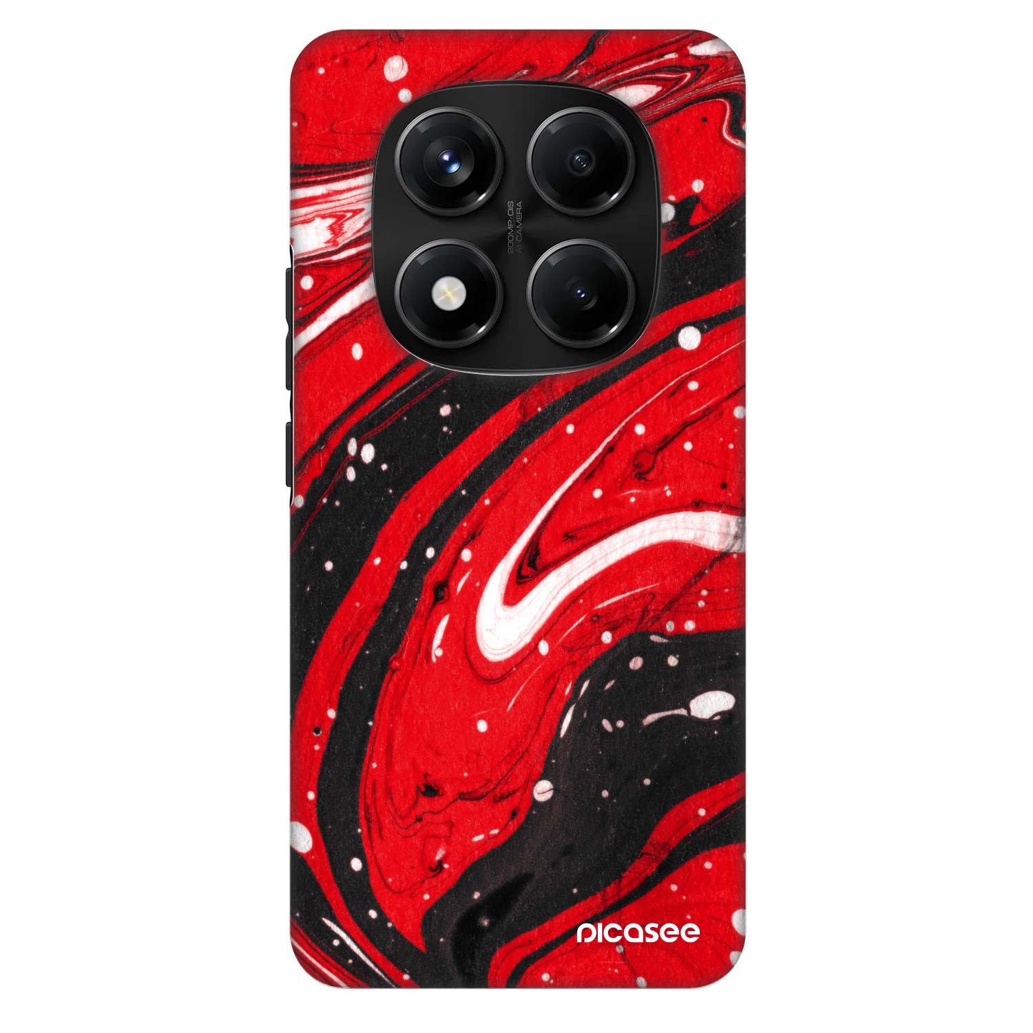 Picasee Fashion Case pro Xiaomi Redmi Note 14 Pro+ 5G - Red black