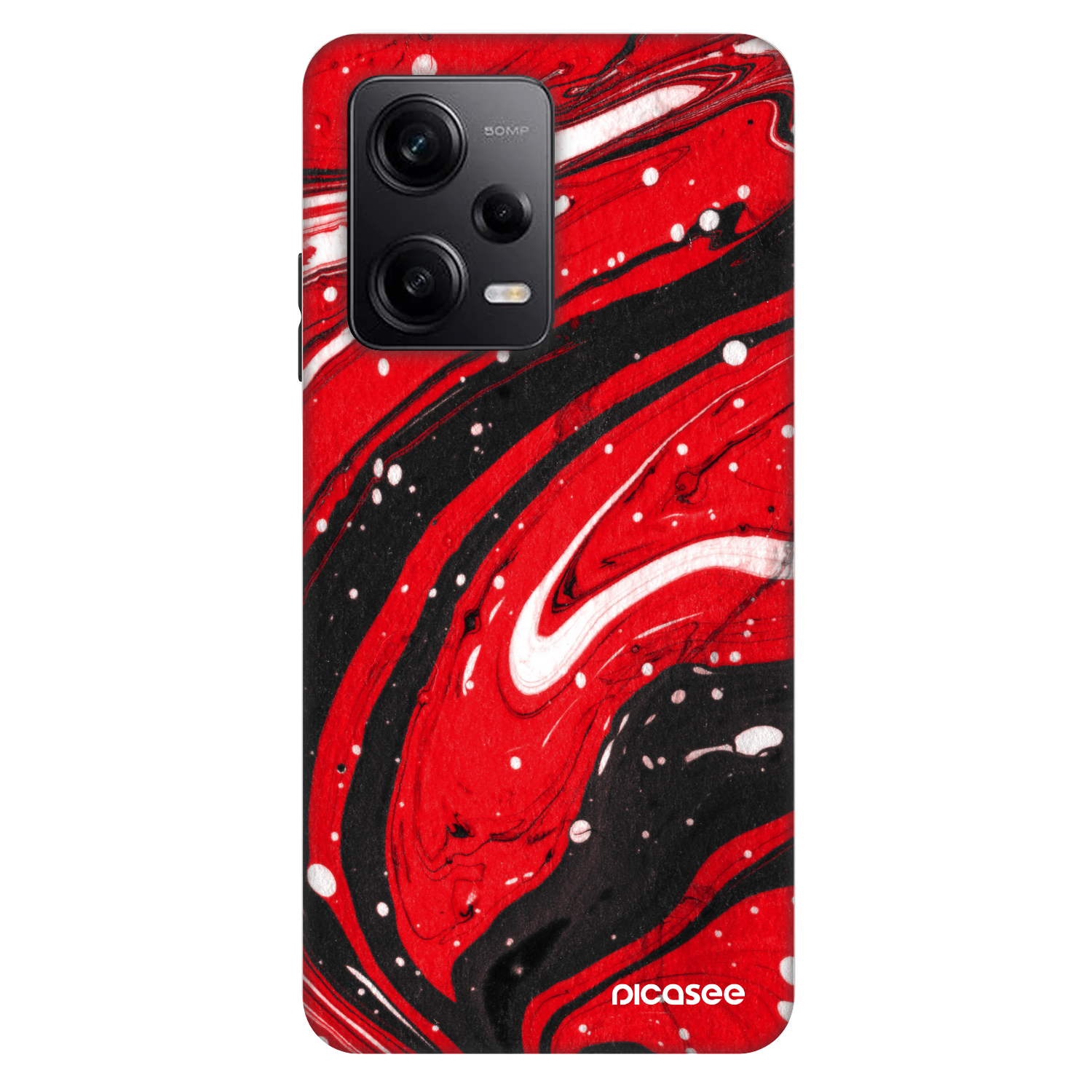 Picasee Fashion Case pro Xiaomi Redmi Note 12 Pro 5G - Red black