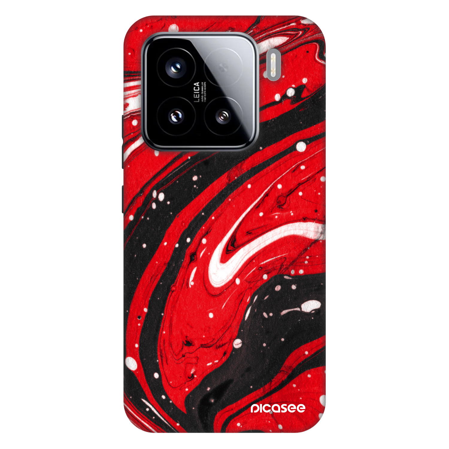 Picasee Fashion Case pro Xiaomi 15 - Red black