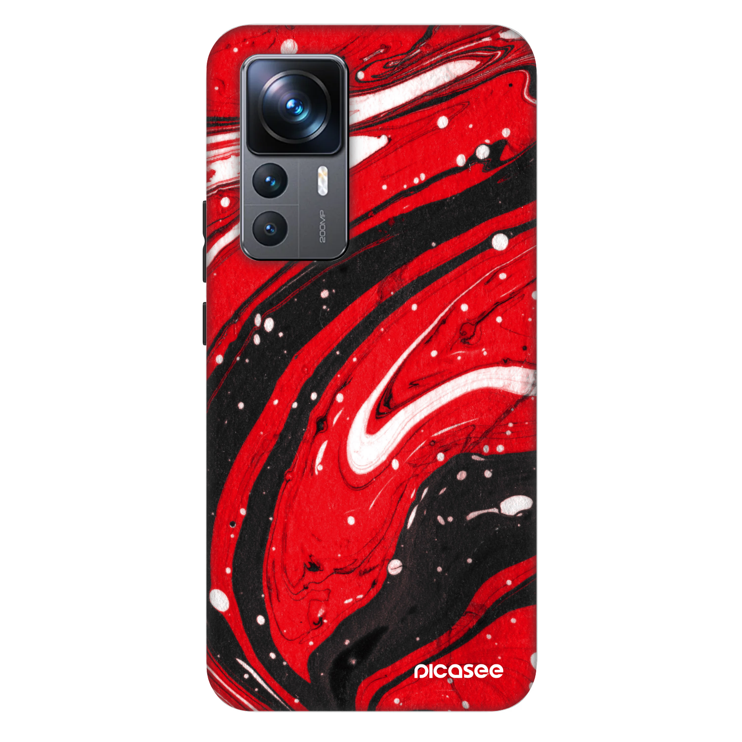 Picasee Fashion Case pro Xiaomi 12T Pro - Red black