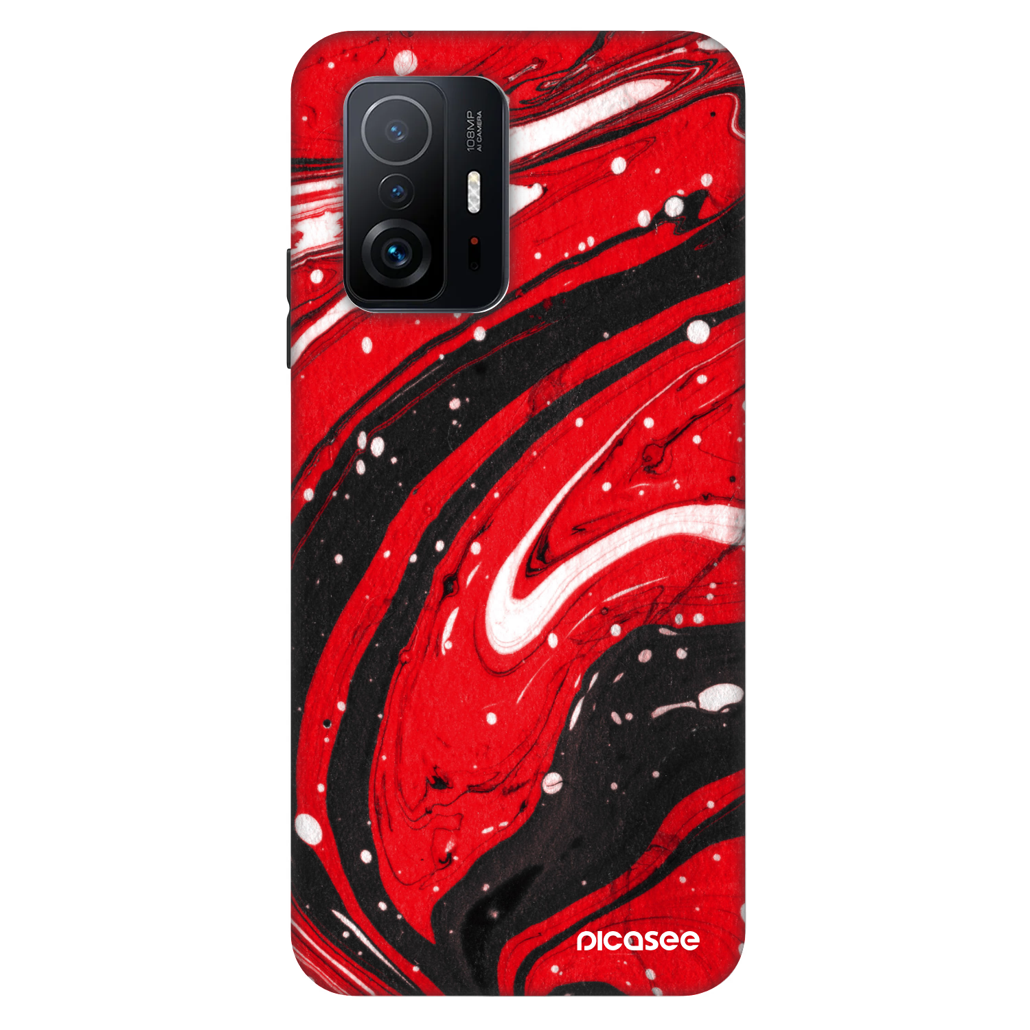 Picasee Fashion Case pro Xiaomi 11T Pro - Red black