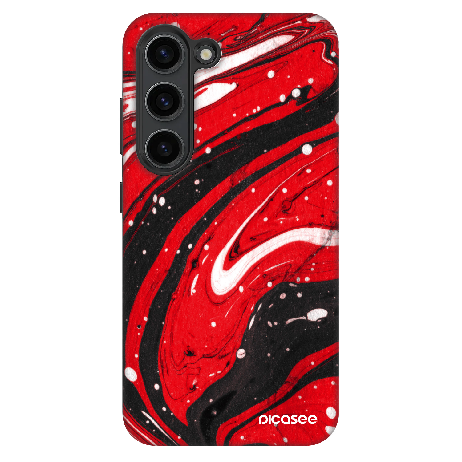 Picasee Fashion Case pro Samsung Galaxy S23+ 5G - Red black