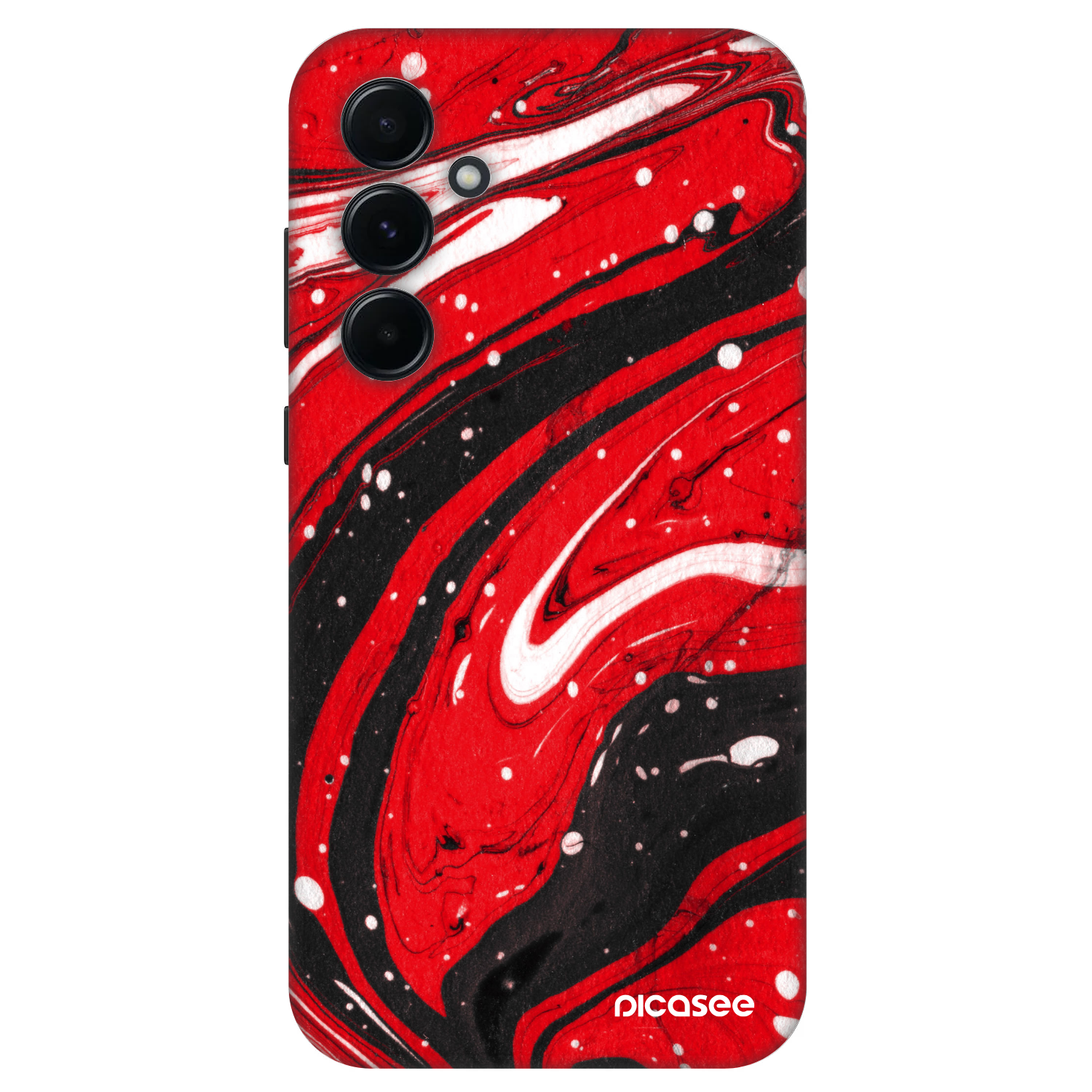 Picasee Fashion Case pro Samsung Galaxy A55 5G A556B - Red black