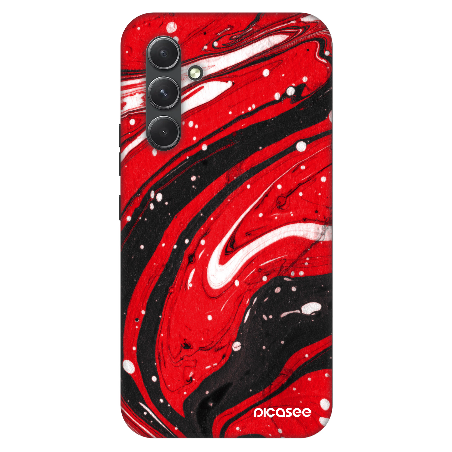 Picasee Fashion Case pro Samsung Galaxy A54 5G A546B - Red black