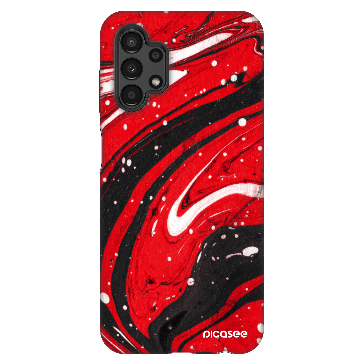 Picasee Fashion Case pro Samsung Galaxy A13 4G A135 - Red black