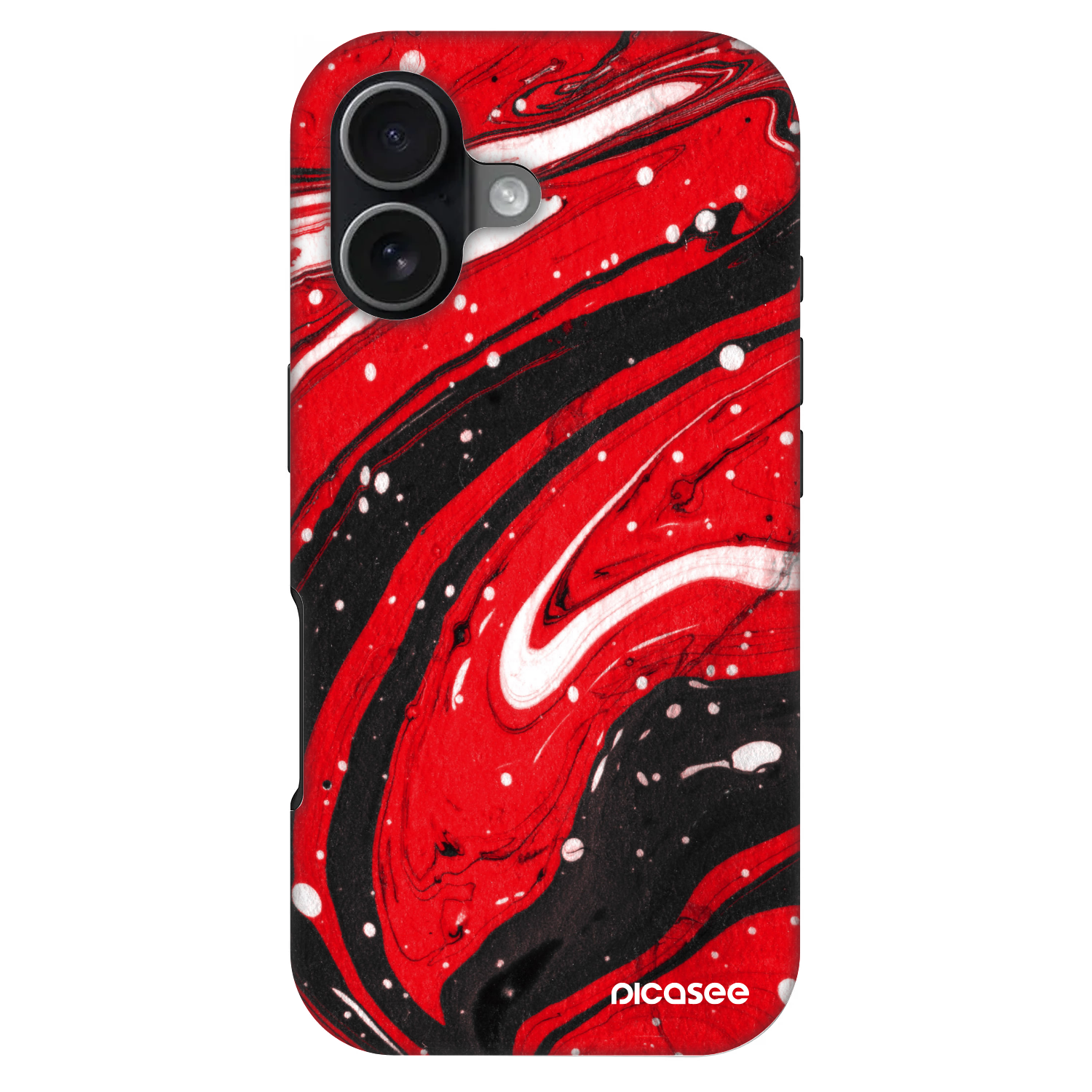 Picasee Fashion Case MagSafe Apple iPhone 17 - Red black