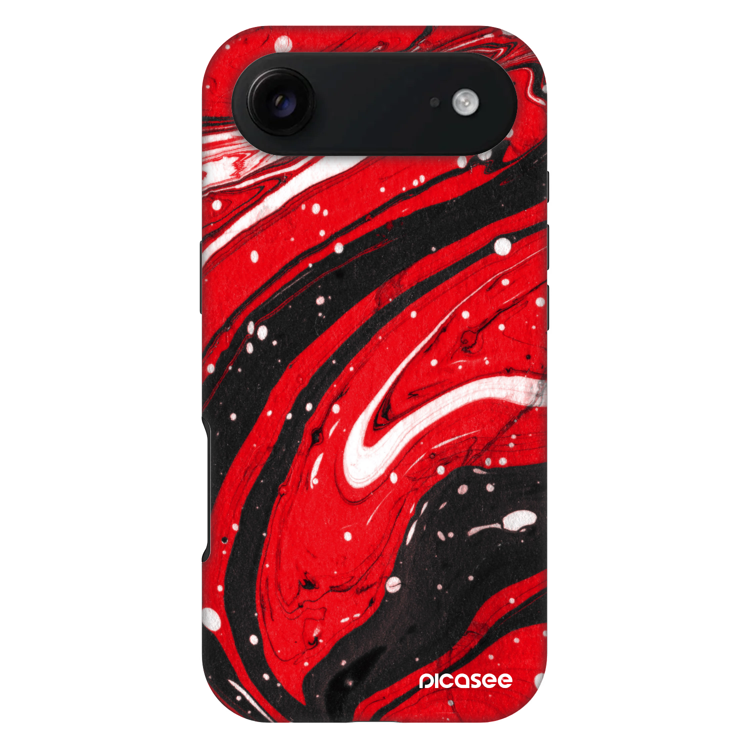 Picasee Fashion Case MagSafe Apple iPhone Air - Red black