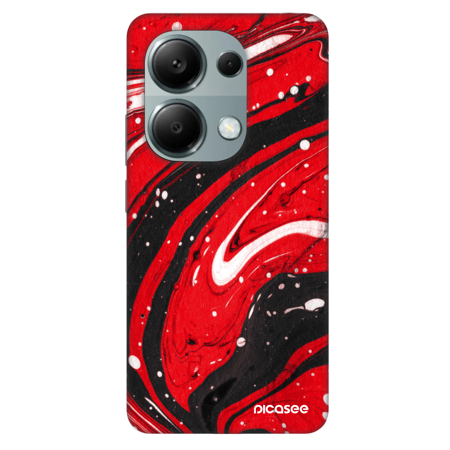 Picasee Fashion Case pro Xiaomi Redmi Note 13 Pro 4G - Red black