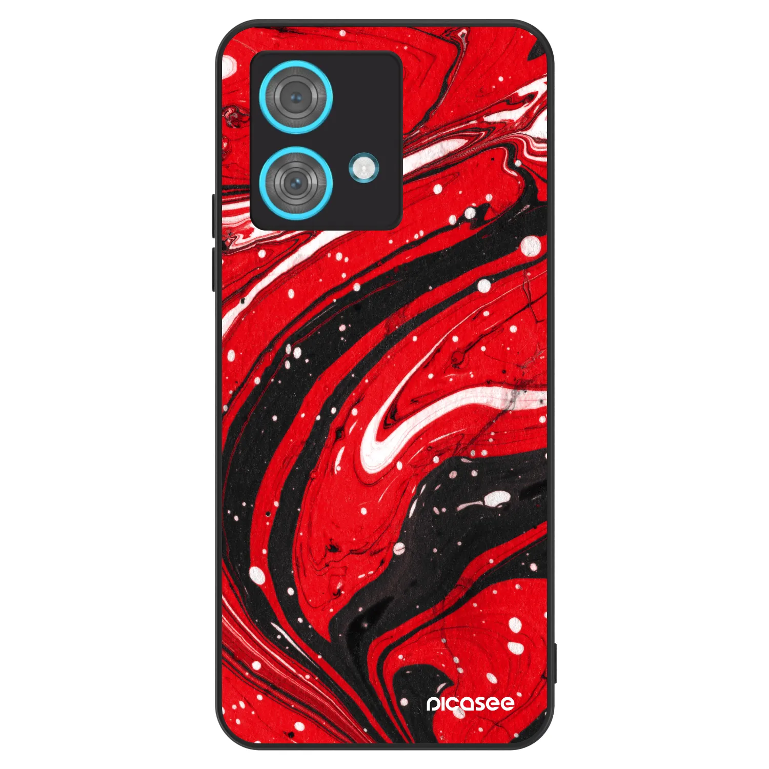 Picasee ULTIMATE CASE pro Motorola Edge 40 Neo - Red black