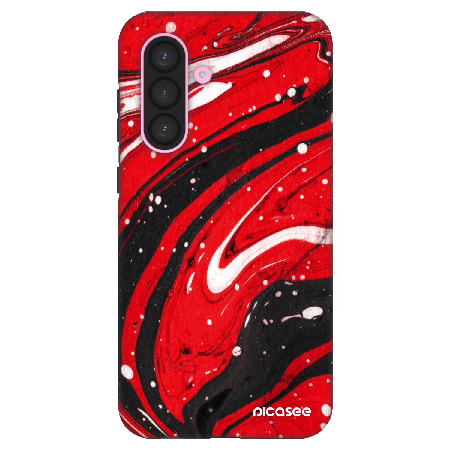 Picasee Fashion Case pro Samsung Galaxy A56 5G A566B - Red black