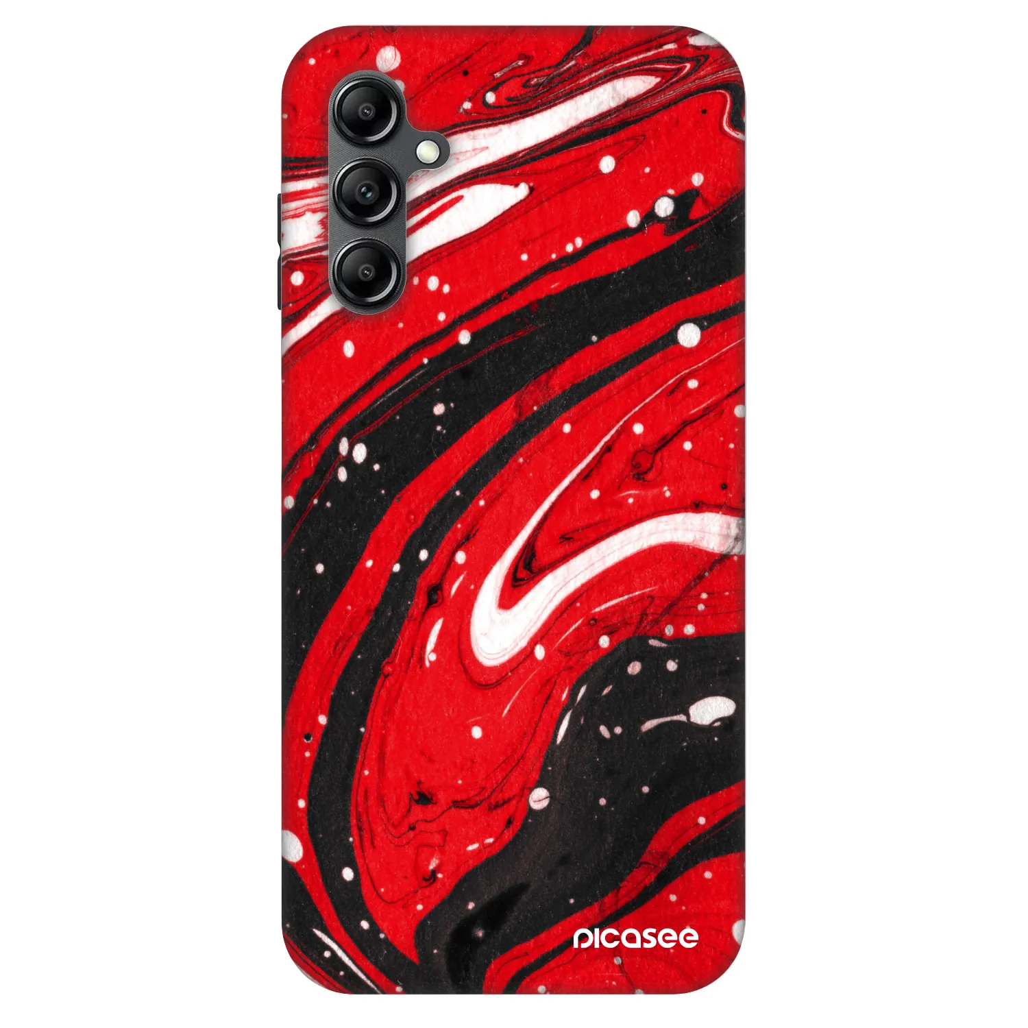 Picasee Fashion Case pro Samsung Galaxy A16 4G - Red black