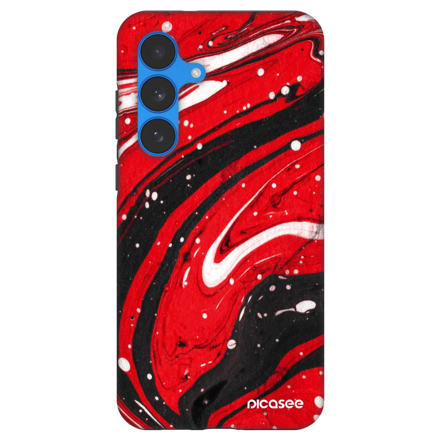 Picasee Fashion Case pro Samsung Galaxy S25 FE 5G - Red black