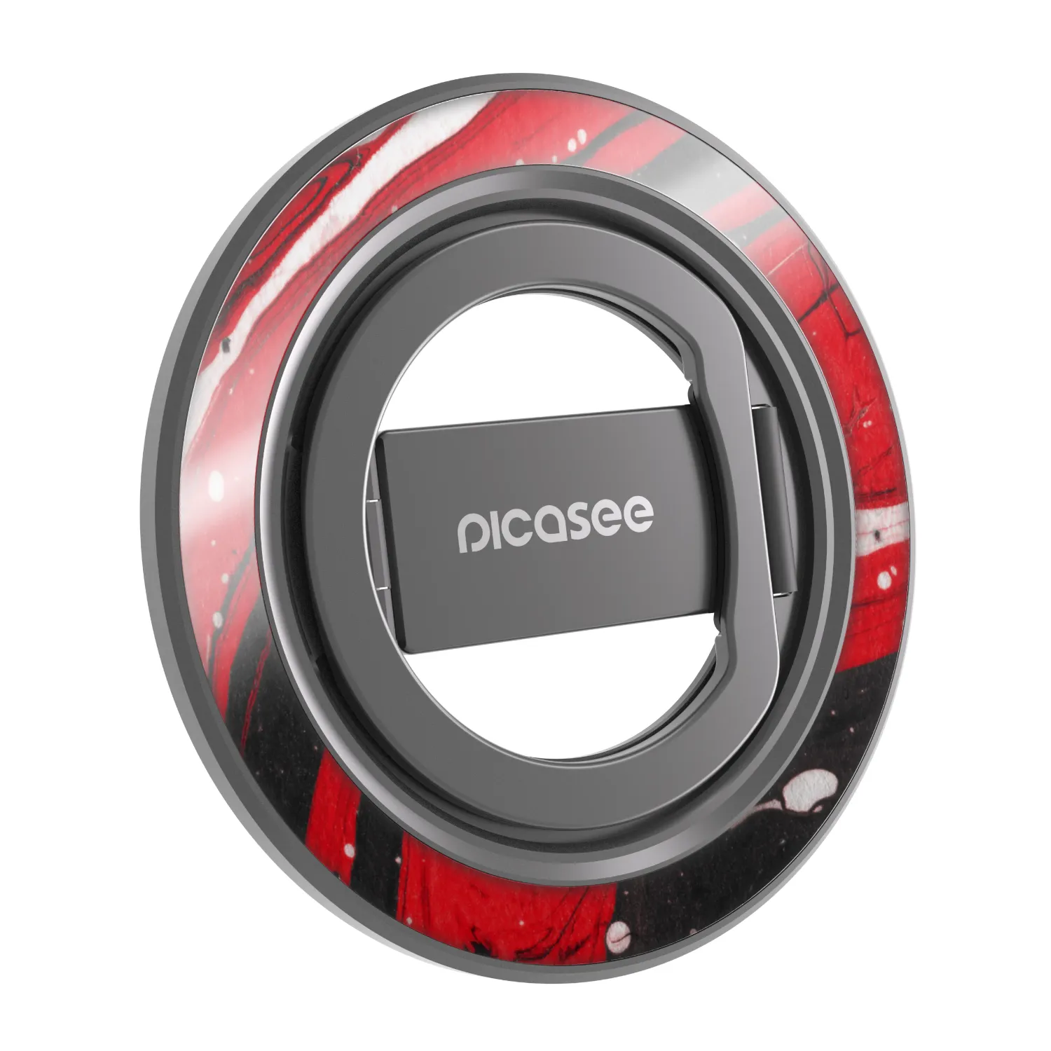 Picasee Magnetický držák - Černý - Red black