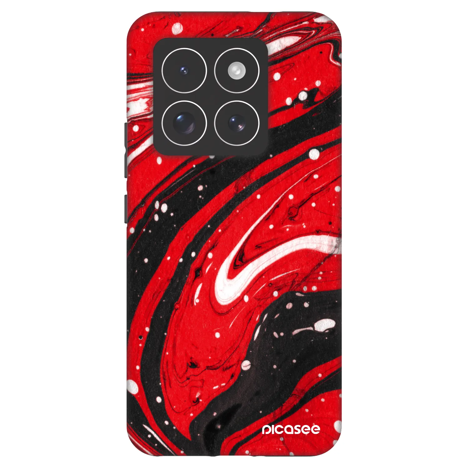 Picasee Fashion Case pro Xiaomi 14 Pro - Red black