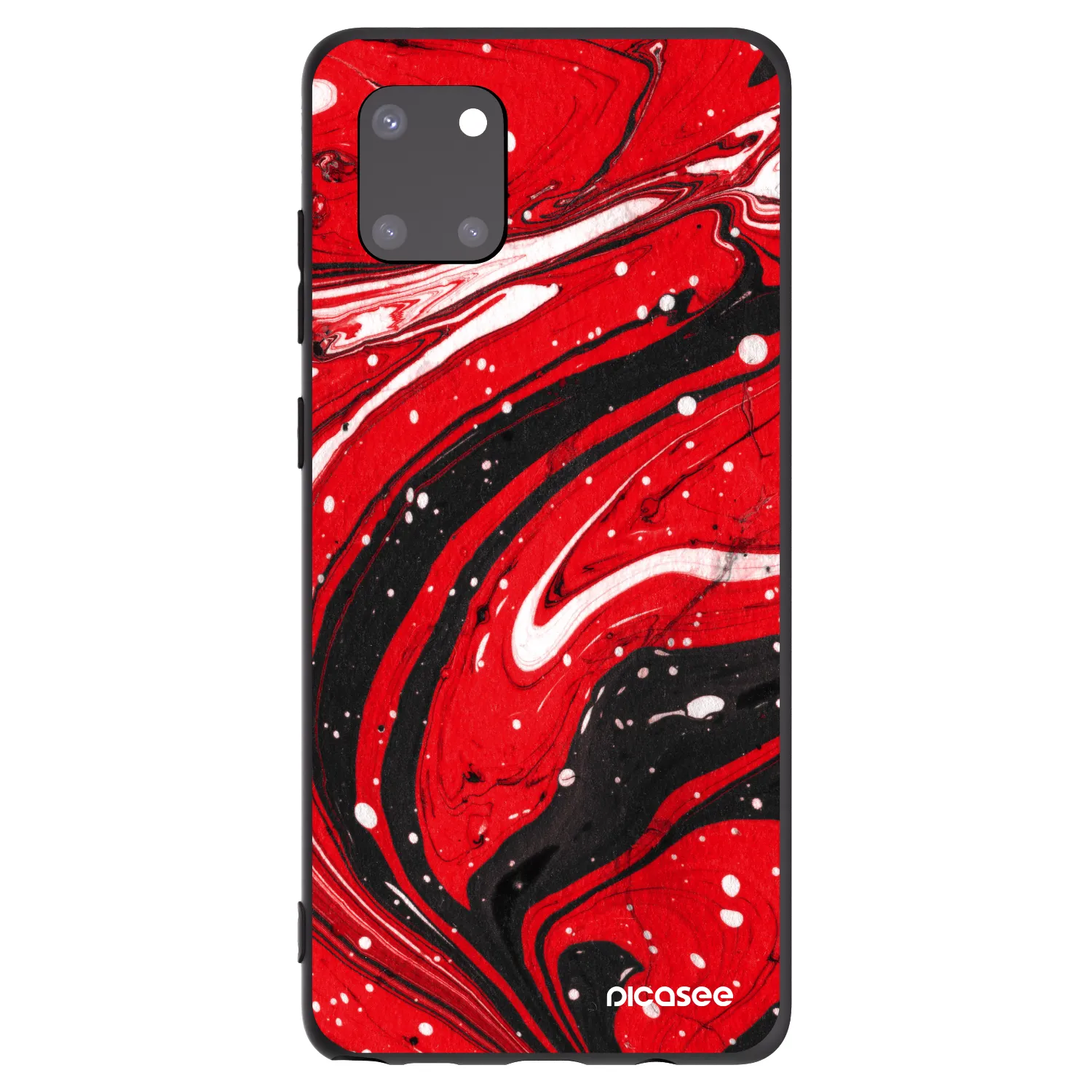 Picasee silikonový černý obal pro Samsung Galaxy Note 10 Lite N770F - Red black