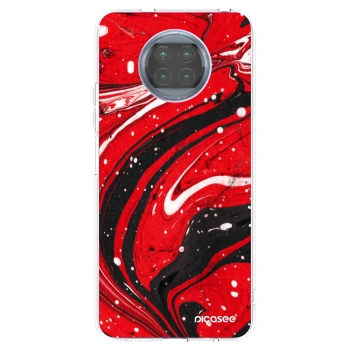 Picasee silikonový průhledný obal pro Xiaomi Mi 10T Lite - Red black
