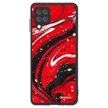 Picasee ULTIMATE CASE pro Samsung Galaxy A12 A125F - Red black