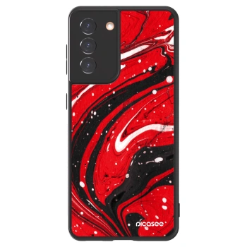 Picasee ULTIMATE CASE pro Samsung Galaxy S21 5G G991B - Red black
