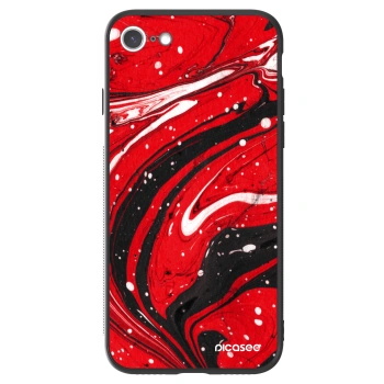 Picasee ULTIMATE CASE pro Apple iPhone 8 - Red black