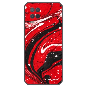 Picasee silikonový černý obal pro Realme 8 5G - Red black