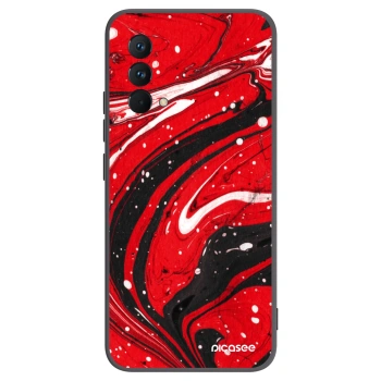 Picasee silikonový černý obal pro Realme GT Master Edition 5G - Red black