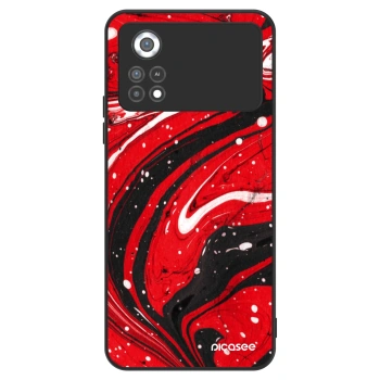 Obal pro Xiaomi Poco X4 Pro 5G - Red black