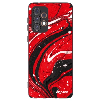 Picasee silikonový černý obal pro Samsung Galaxy A33 5G A336 - Red black