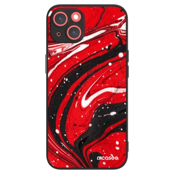 Picasee ULTIMATE CASE MagSafe pro Apple iPhone 13 - Red black