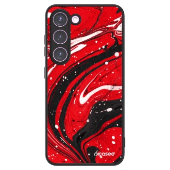 Picasee ULTIMATE CASE pro Samsung Galaxy S23 5G - Red black
