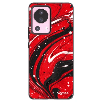 Picasee silikonový černý obal pro Xiaomi 13 Lite - Red black