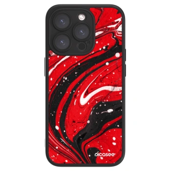 Picasee ULTIMATE CASE pro Apple iPhone 15 Pro - Red black